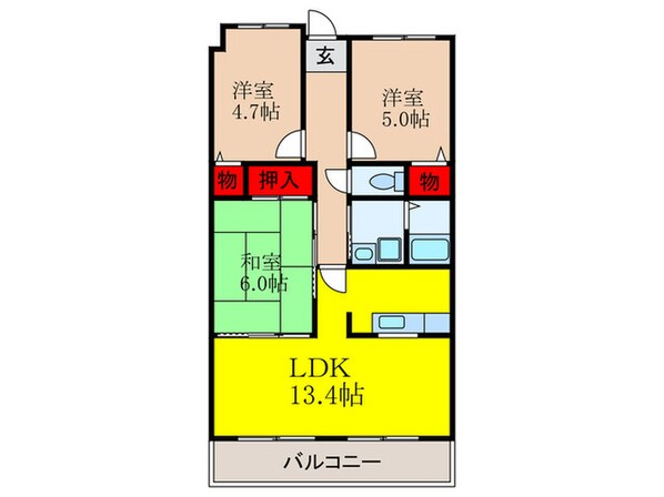 ヴィオラ千里の物件間取画像